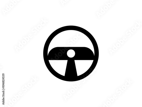 Car Steering driving wheel rudder quality vector illustration cut symbol vector illustration isolated on white background materials symbol