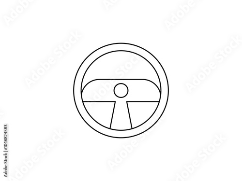 Car Steering driving wheel rudder quality vector illustration cut symbol vector illustration isolated on white background materials symbol