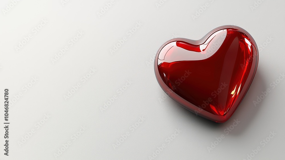 A vibrant clean red heart icon in a bold flat style positioned at the bottom right of a white background, perfect for use in romantic-themed digital projects. A vibrant clean red heart icon in a bold flat style positioned at the bottom right of a white background, perfect for use in romantic-themed digital projects.