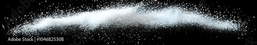 Wallpaper Mural A cloud of white powder resembling flour or sugar on a dark background. Black and white background images - Torontodigital.ca