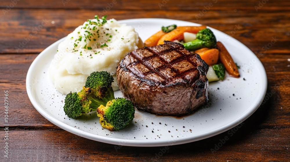 Chef Presenting Perfectly Grilled Steak Dish Chef Presenting Perfectly Grilled Steak Dish