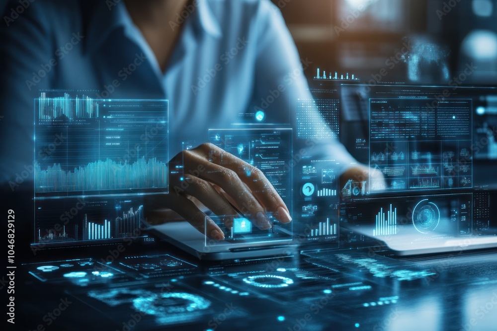 A business efficiency expert analyzing workflow improvements, using digital tools to enhance productivity A business efficiency expert analyzing workflow improvements, using digital tools to enhance productivity