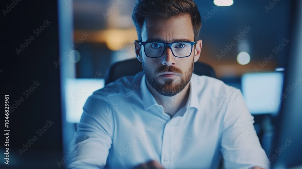A consultant improving business processes, optimizing workflow on a digital platform for operational efficiency A consultant improving business processes, optimizing workflow on a digital platform for operational efficiency
