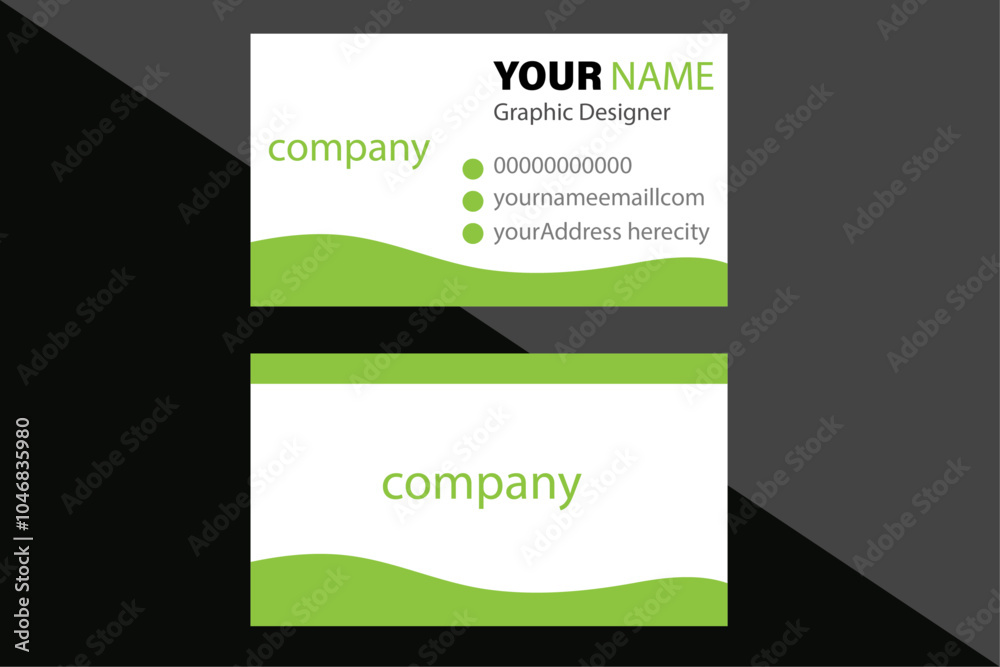 Obraz premium business card Business Card Layout