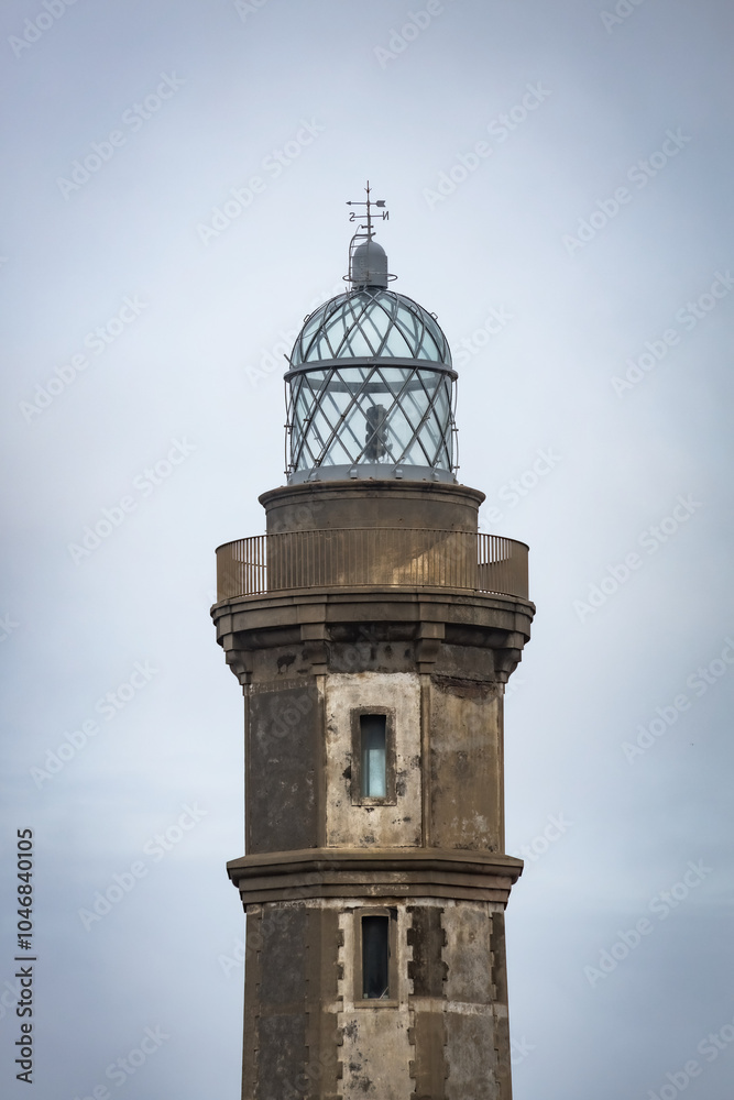 Fototapeta premium Faro de Punta de Capelinhos, Isla de Fayal, Azores, Portugal