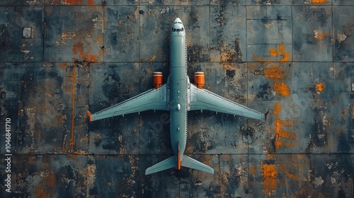 Airplane on a Runway photo