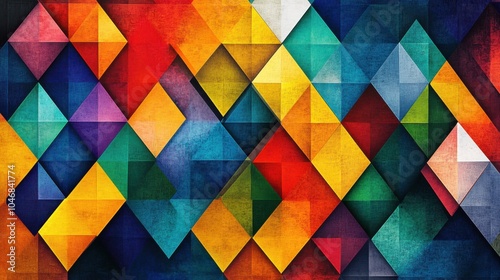 Colorful geometric patterns