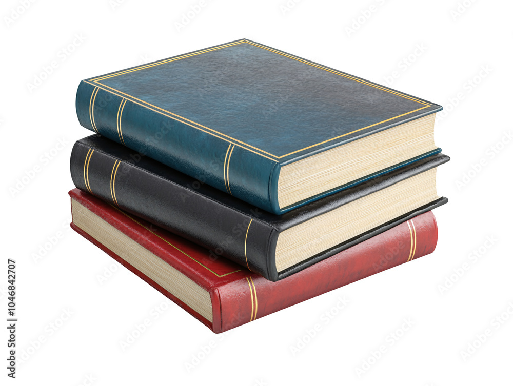 a stack of books with a white background a stack of books with a white background
