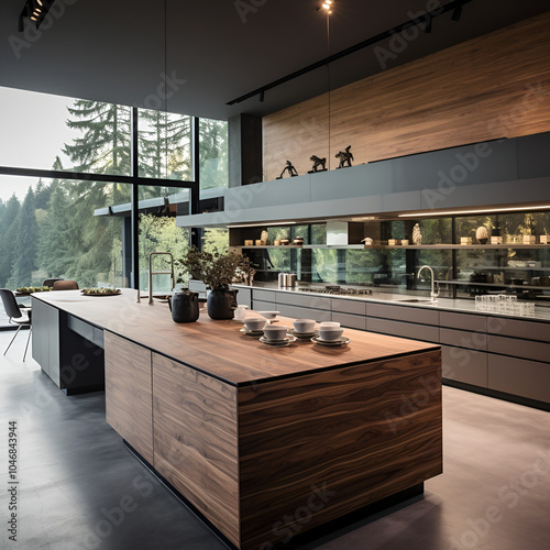 interior of a luxury kitchen