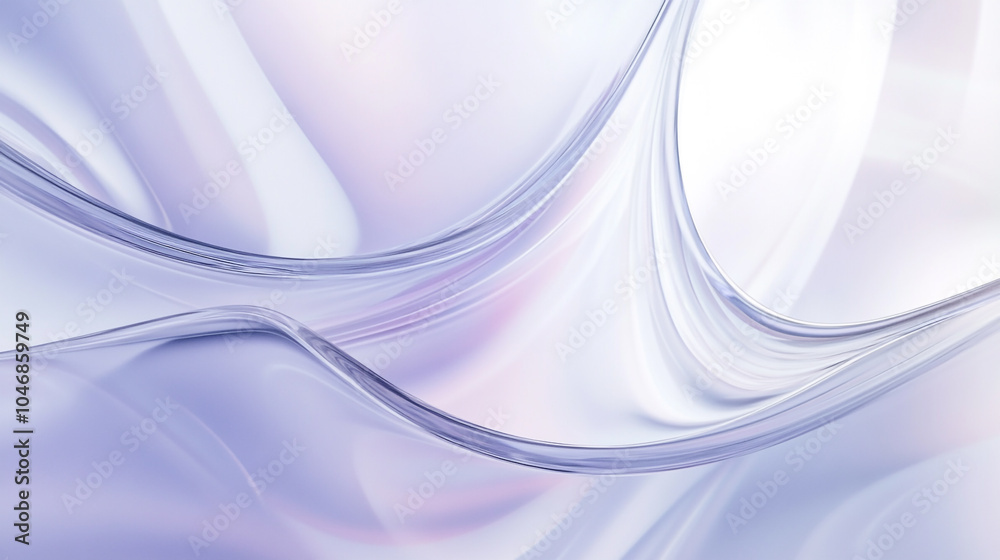 Naklejka premium abstract Gradient transparent glass, 3d rendering.