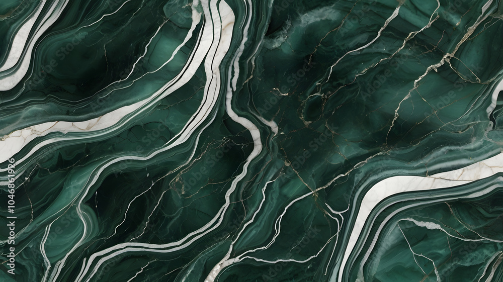Obraz premium green marble texture background