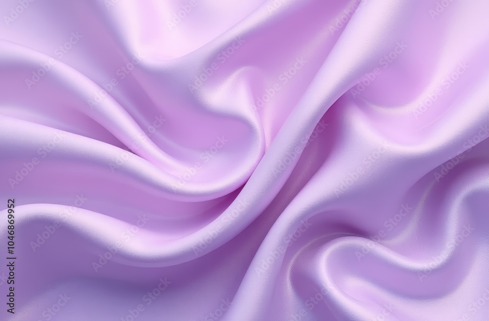 Closeup of beautiful purple satin fabric with elegant waves Closeup of beautiful purple satin fabric with elegant waves