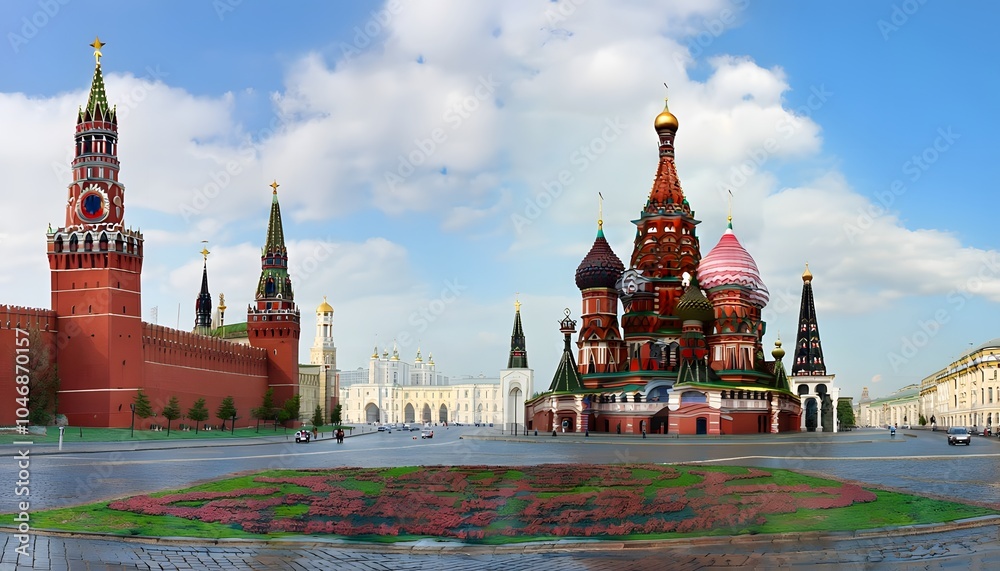 The Iconic Red Square in Moscow The Iconic Red Square in Moscow