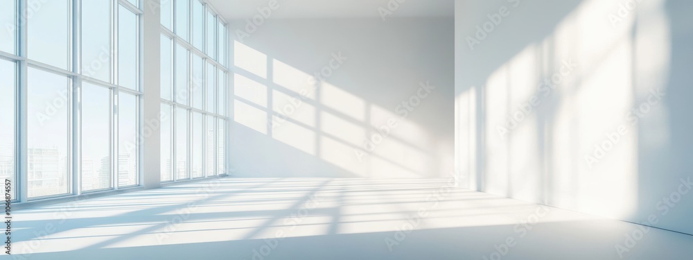 Obraz premium Sunlit Room Corner.