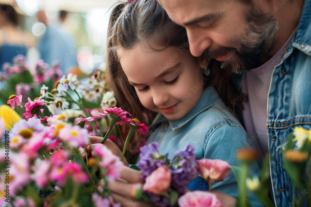 AI generated image of family bonding together