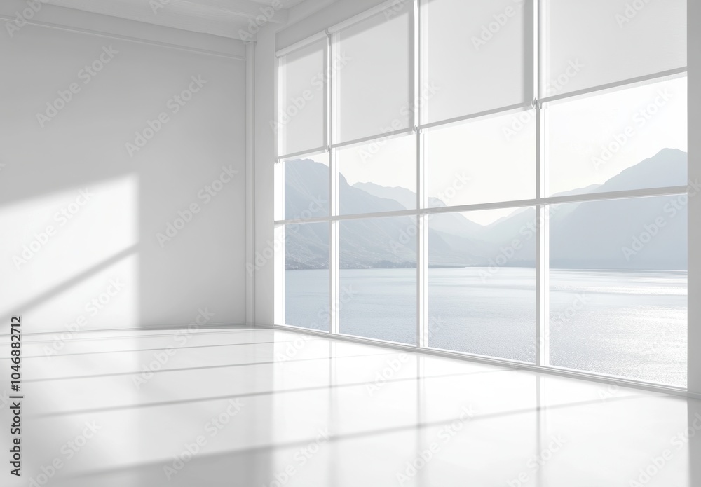 Fototapeta premium Minimalist Room View.