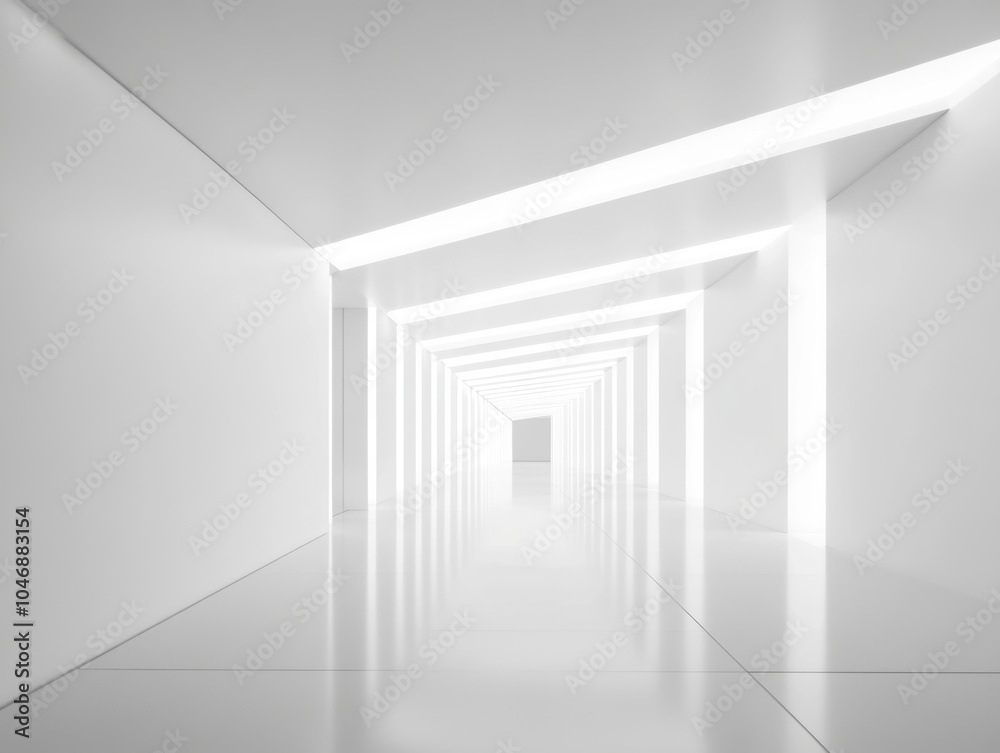 Fototapeta premium White Corridor.