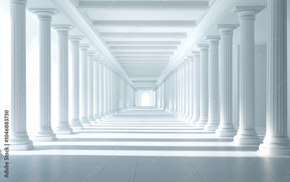 Obraz premium Columns Corridor.