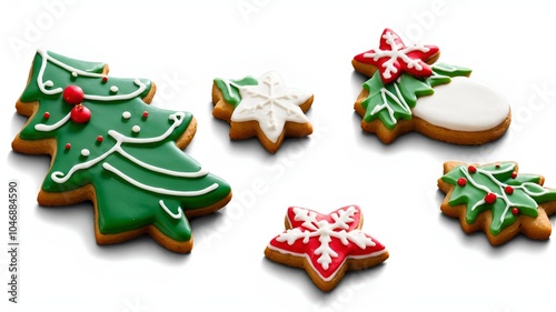 christmas gingerbread cookies and decorations