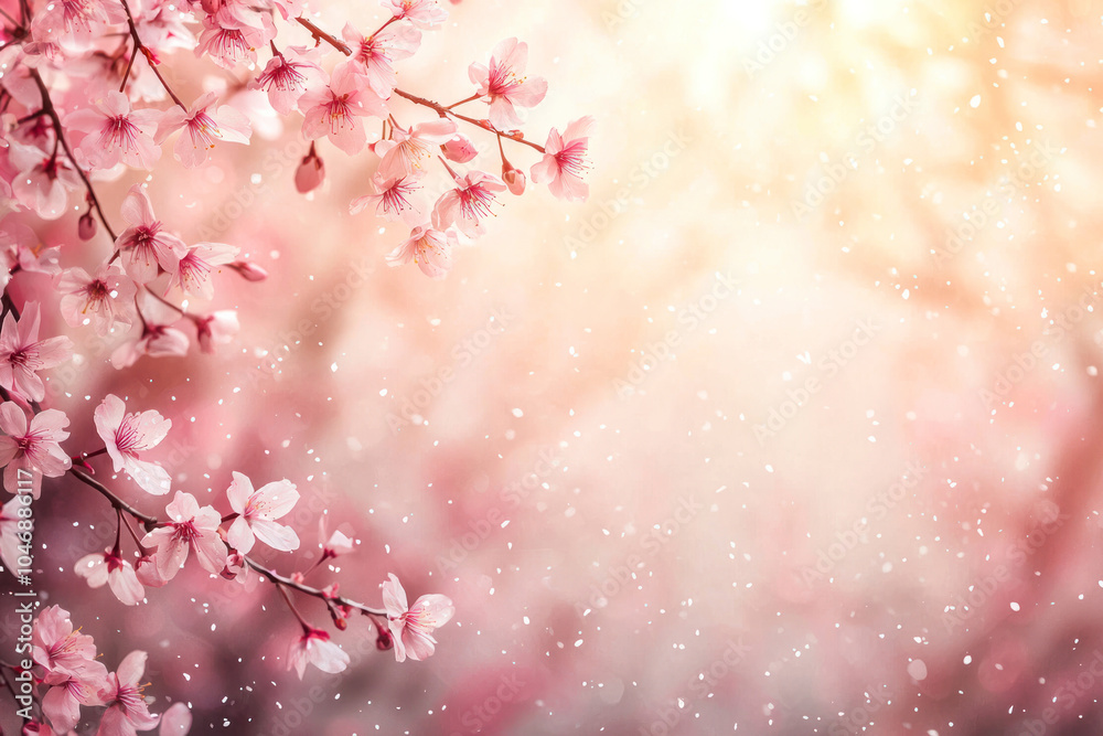Sakura background.