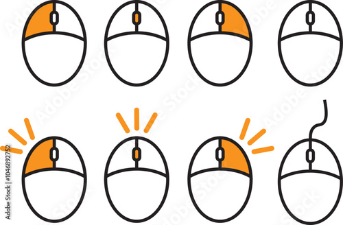 マウス　クリック　アイコン