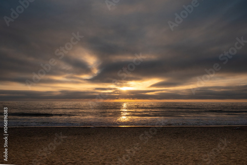 Wallpaper Mural Atardecer en la playa Torontodigital.ca