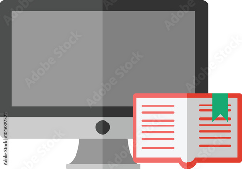 ICON VETTORIALE EDITABILE computer fisso monitor display 