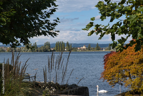 Bodensee, Herbst bei der Insel Reichenau photo