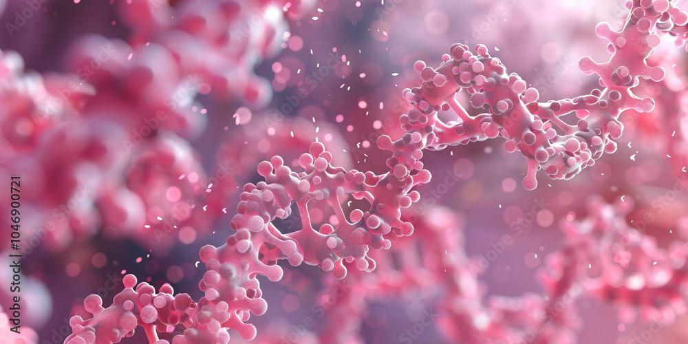 The delicate balance of microscopic genetic material, emphasized by a subtle pink hue, showcasing the importance of accuracy in = specific concepts. The delicate balance of microscopic genetic material, emphasized by a subtle pink hue, showcasing the importance of accuracy in = specific concepts.