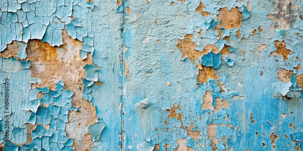 A weathered blue surface revealing layers of time, a testament to the relentless passage of seasons and the enduring nature of faded beauty. A weathered blue surface revealing layers of time, a testament to the relentless passage of seasons and the enduring nature of faded beauty.