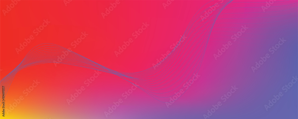 Color gradient background with waves Color gradient background with waves