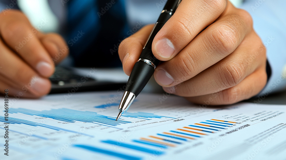 Asian businessman reviewing financial reports in an office photography
Asian businessman reviewing financial reports in an office photography