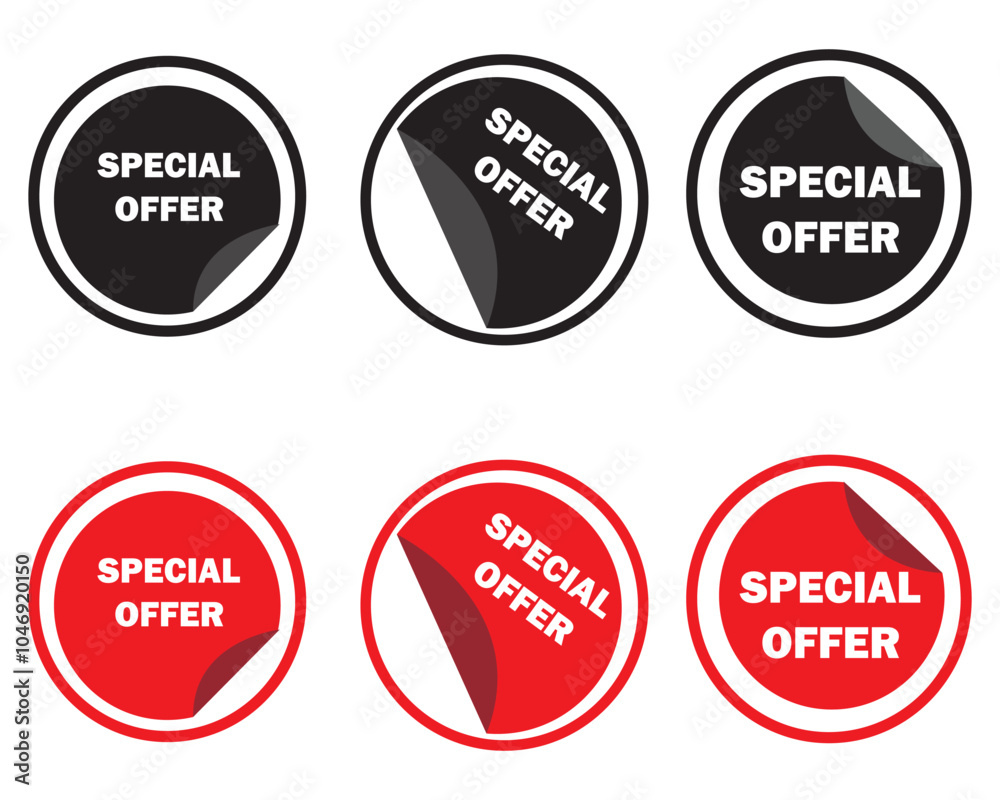 special offer icon on a white background. Flat special offer sign icon. vector illustration. special offer icon on a white background. Flat special offer sign icon. vector illustration.