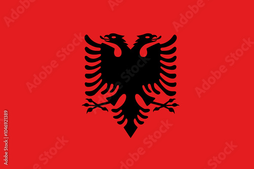 flag of albania