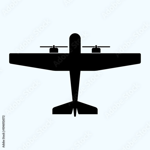 Old plane information sign