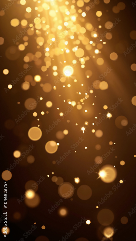 Luxurious Golden Star Lighting Effect: Elegant Celebration Backdrop for High-End Events, Gala Invitations, and Luxury Marketing Luxurious Golden Star Lighting Effect: Elegant Celebration Backdrop for High-End Events, Gala Invitations, and Luxury Marketing