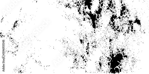 Wallpaper Mural Destroyed crumbled plaster on aged painted brushed surface. Dark grainy texture on white background. Dust overlay textured. Grain noise particles.   Torontodigital.ca