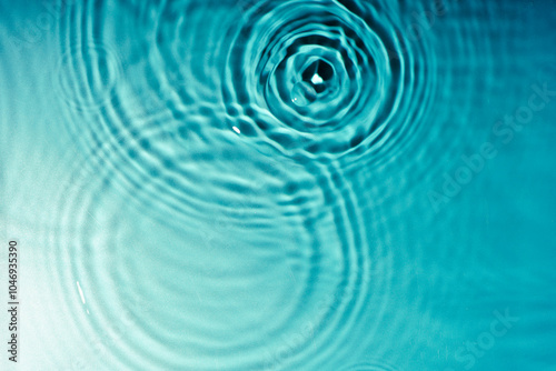 rippled water blue color