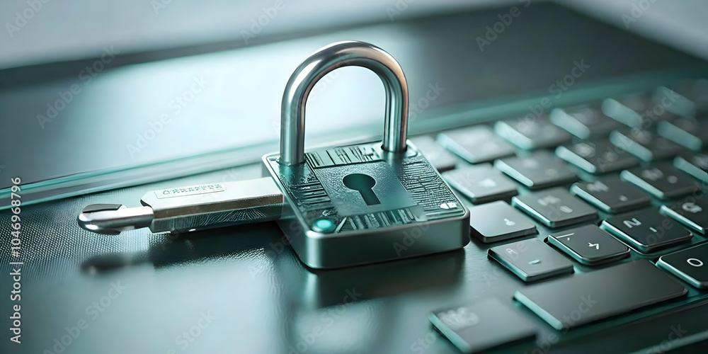 Macro Close-Up Secure Data Encryption Keys High-Tech Device Copy Space Sensitive Data Protection Encryption Security Photo Stock Concept Macro Close-Up Secure Data Encryption Keys High-Tech Device Copy Space Sensitive Data Protection Encryption Security Photo Stock Concept