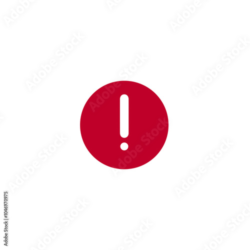 Warning signal icon symbol vector image Illustration