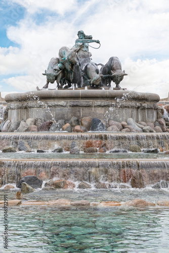 Photography The Gefion Fountain at Copenhagen, Denmark