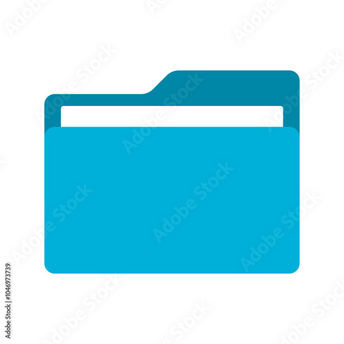 Folder icon. Document symbol. File icon. Computer folder.