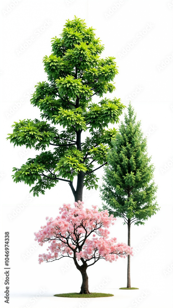Diverse Tree Trio: Oak, Cherry Blossom, Pine - Versatile Nature Imagery for Branding, Eco-Friendly Campaigns & Seasonal Marketing Diverse Tree Trio: Oak, Cherry Blossom, Pine - Versatile Nature Imagery for Branding, Eco-Friendly Campaigns & Seasonal Marketing