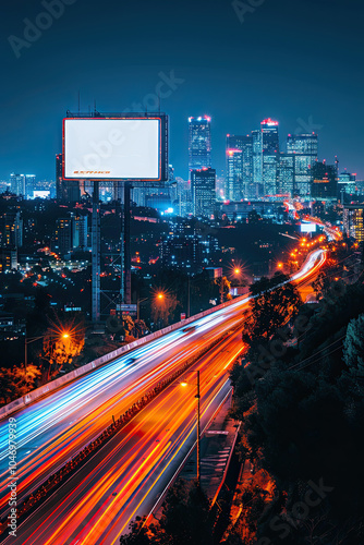 Advertising Display Mockup, high-end and customizable with realistic high-resolution rendering, ideal for branding, marketing design, and impactful presentations, AI Generative