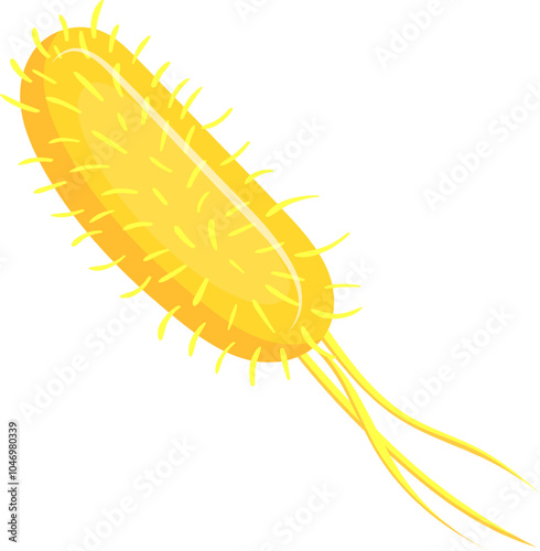 Salmonella bacteria with flagella and pili cause food poisoning symptoms like gastroenteritis, diarrhea, vomiting, and fever. Learn about microbiology and stay safe from these harmful germs