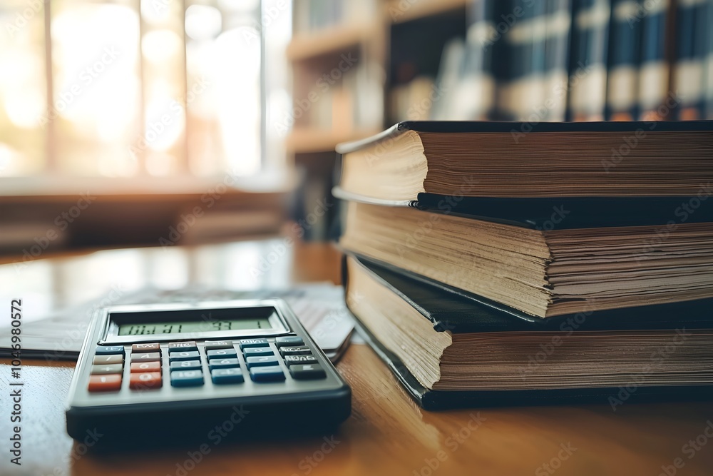 Educational Financial Planning Tools and Resources on Desk Educational Financial Planning Tools and Resources on Desk