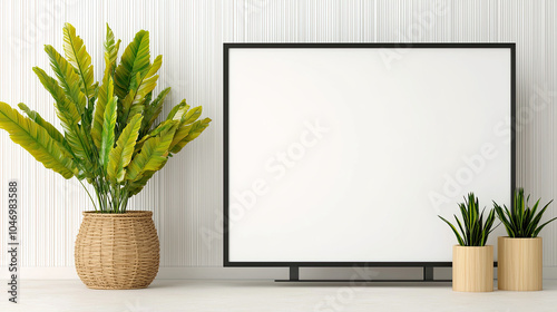 Advertising Display Mockup, high-end and customizable with realistic high-resolution rendering, ideal for branding, marketing design, and impactful presentations, AI Generative