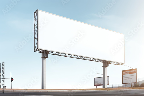 Advertising Display Mockup, high-end and customizable with realistic high-resolution rendering, ideal for branding, marketing design, and impactful presentations, AI Generative