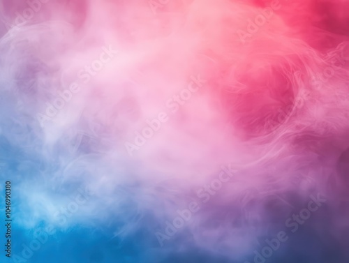 defocused background radiating blue, pink, and red ultraviolet hues, creating a dreamy soft texture, perfect for modern abstract designs with ample copy space