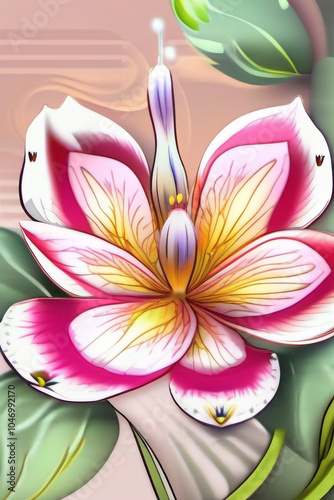 background with flowers